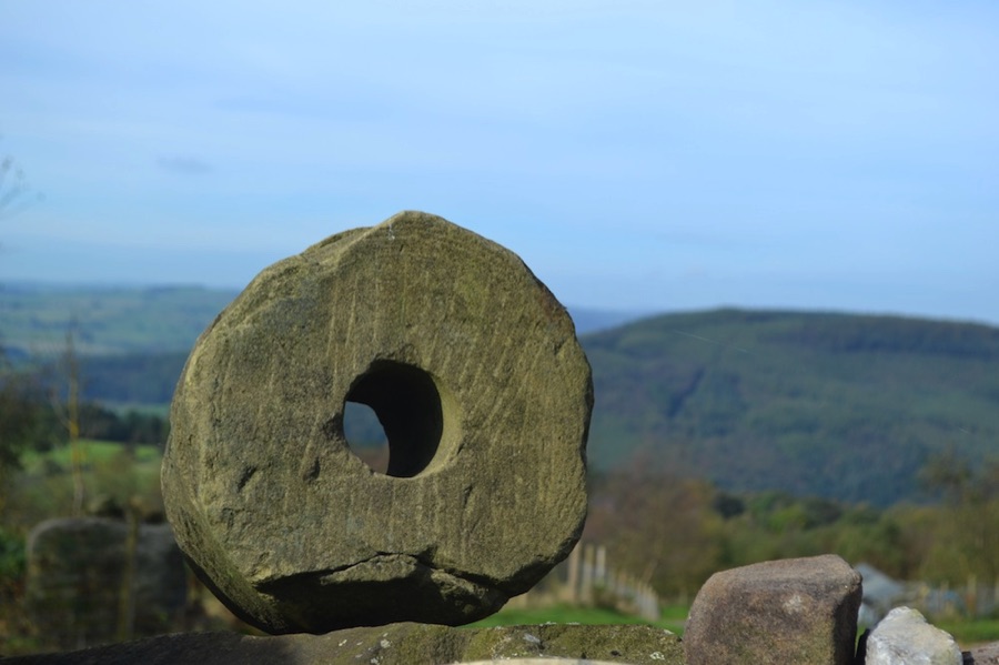 Peak District millstone